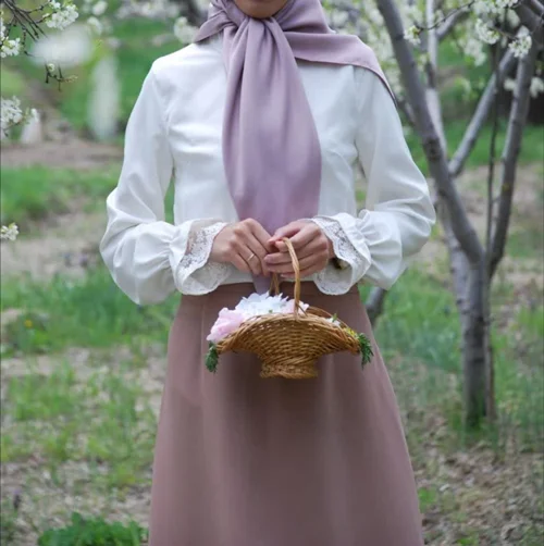 شومیز آستین دانتل